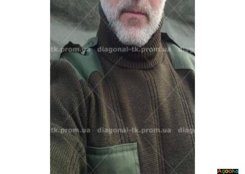 Светр формений синій мис/гольф/кругла