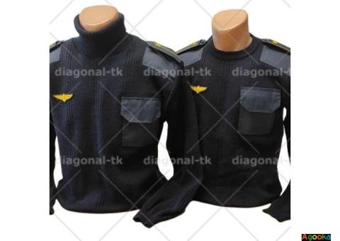 Свитер форменный/черный/мыс