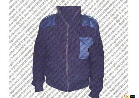 Свитер форменный черный без погон