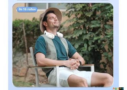 Шейный вентилятор-кондиционер с охлаждающей пластиной