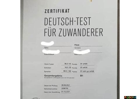 Telc Deutsch B2 Exam in Berlin WhatsApp(+371 204 33160)