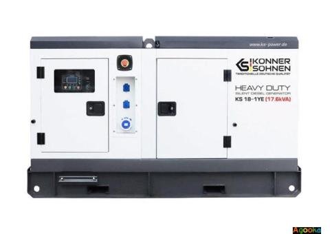 Немецкий генератор Konner&Sohnen KS 18-1YE с быстрой доставкой