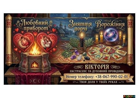 Ворожіння в Києві. Зняття порчі. Любовний приворот.
