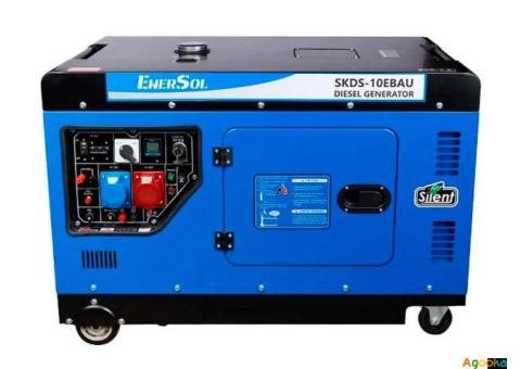 Новый дизельный генератор EnerSol SKDS-10EBAU с доставкой от дилера