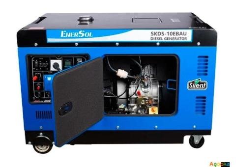 Новый дизельный генератор EnerSol SKDS-10EBAU с доставкой от дилера