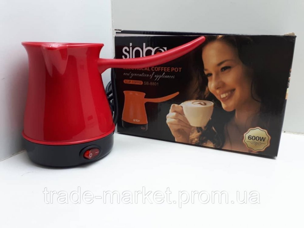 Кофеварка Электрическая турка Sinbo SB 8801 600 Вт