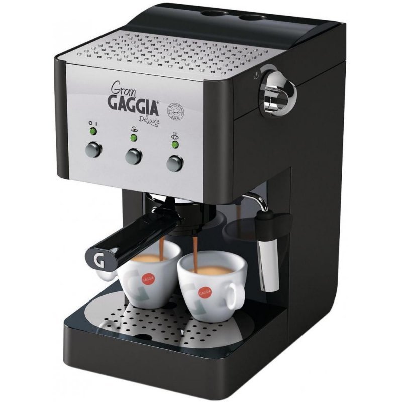 Рожковая кофеварка эспрессо Gaggia Gran Deluxe Black (RI8425/11)