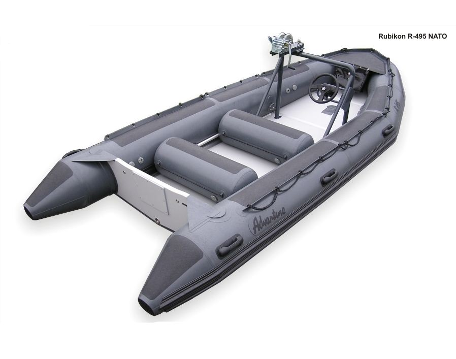 Профессиональная надувная лодка Adventure Rubicon R-495