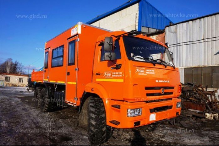 Автобус вахтовый КамАЗ 43118 с КМУ ИМ-55