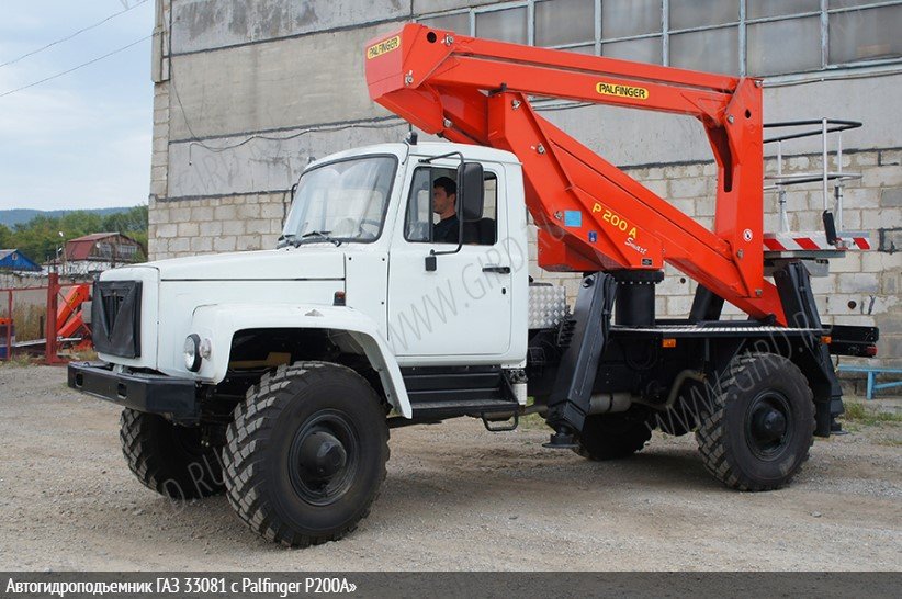 Автогидроподъемники Palfinger P 200 А на шасси Газ 33081