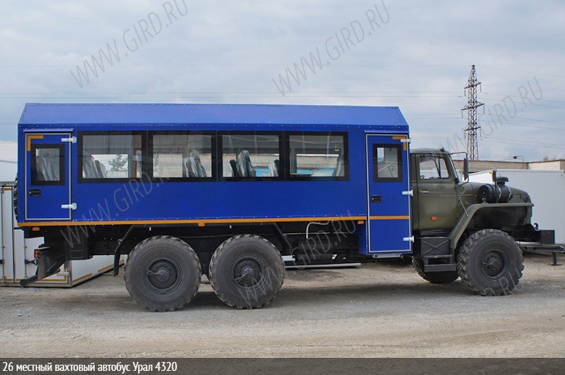 Автобус вахтовый УРАЛ 4320-1912-60 26 мест