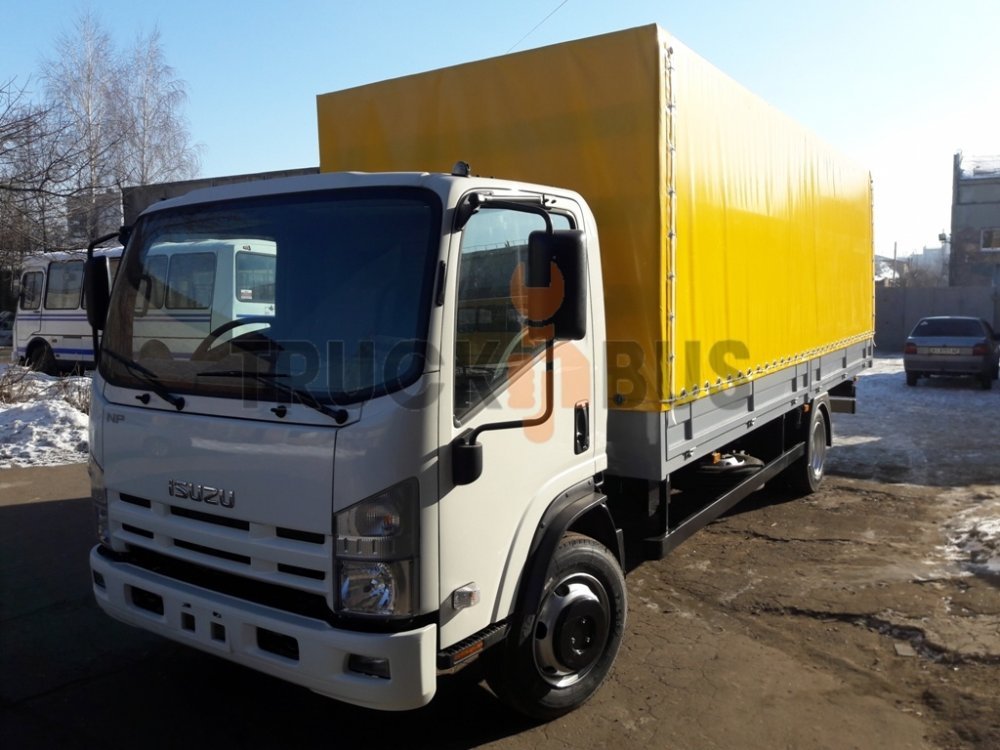 Автомобиль ISUZU NPR 75L-K/M борт-тент