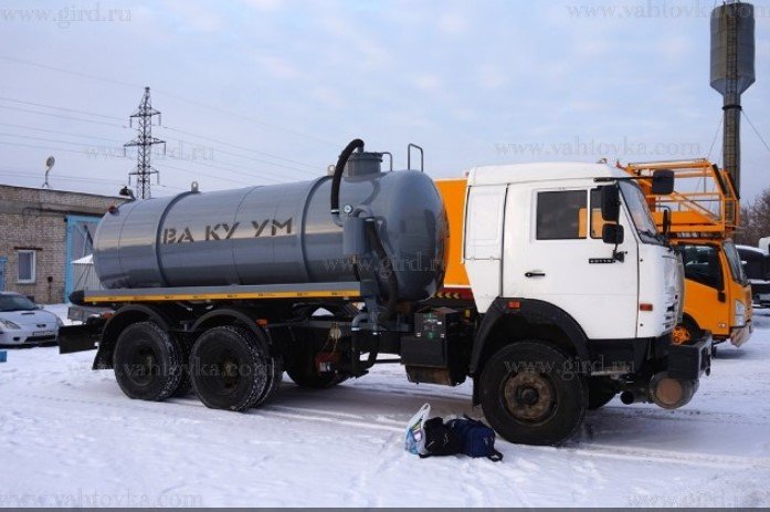 Автоцистерны вакуумные МВ-10 на шасси КамАЗ 65115