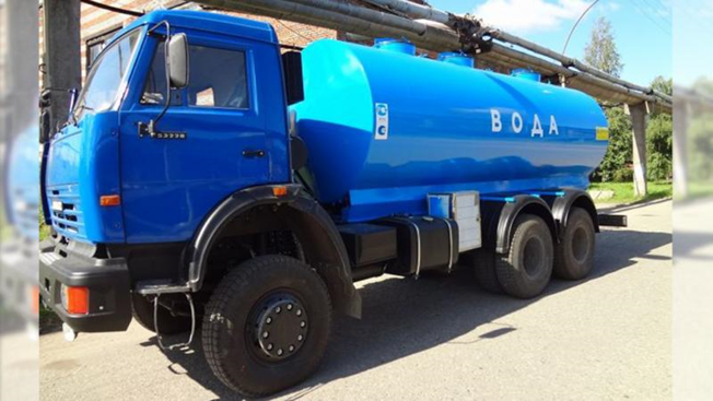 Водовоз АЦВ-10 Камаз-65115 автоцистерна для технической воды