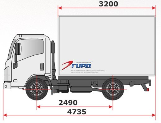 Изотермический фургон NLR 85A