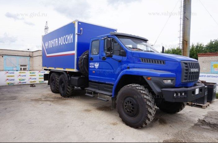 Фургон изотермический на шасси Урал Next с двухрядной кабиной