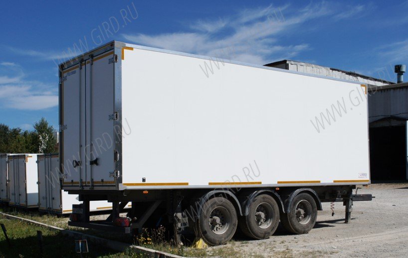 Изотермические фургоны на шасси прицеп-тандемов ГИРД 8753D