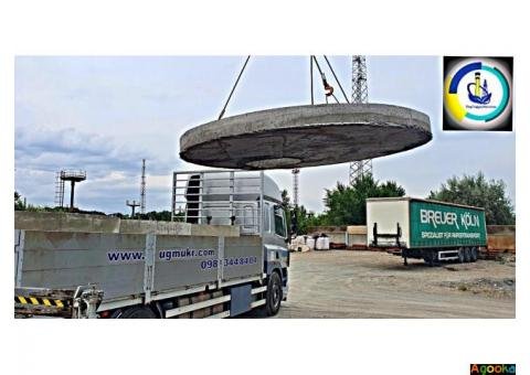 Железобетонные и бетонные кольца. Колодцы и сливные ямы