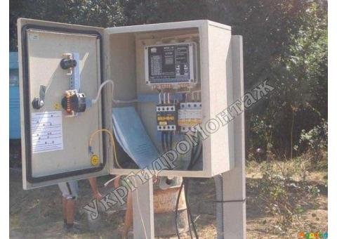 Шкафы управления станции «Каскад» для водонапорных башен продажа, монтаж